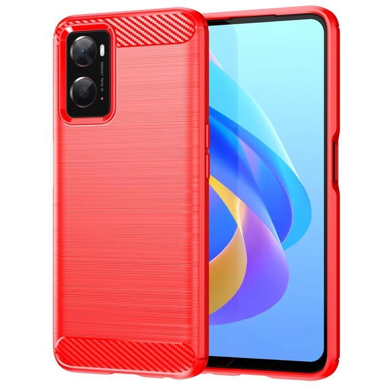 Szálálló zselés tok a Realme 9i készülékhez - piros