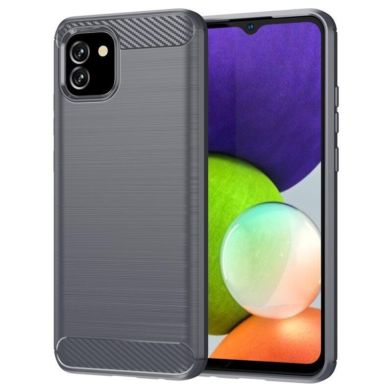 Szénálló zselés tok Samsung Galaxy A03-hoz - szürke
