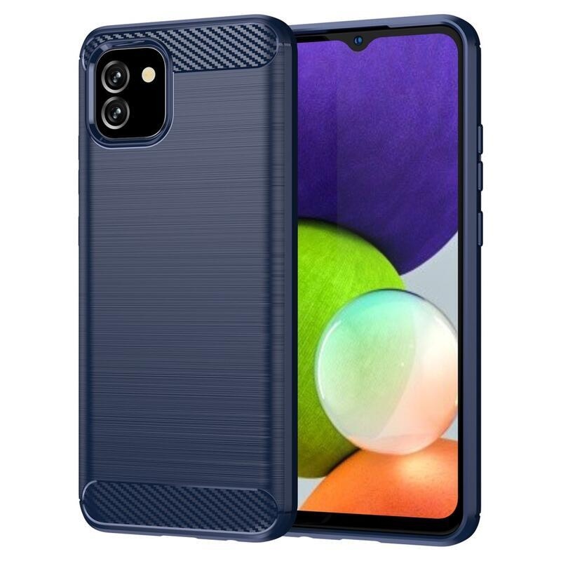 Szénálló zselés tok Samsung Galaxy A03-hoz - kék
