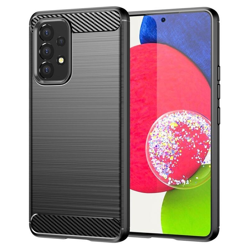 Szénálló zselés tok Samsung Galaxy A53 5G - fekete