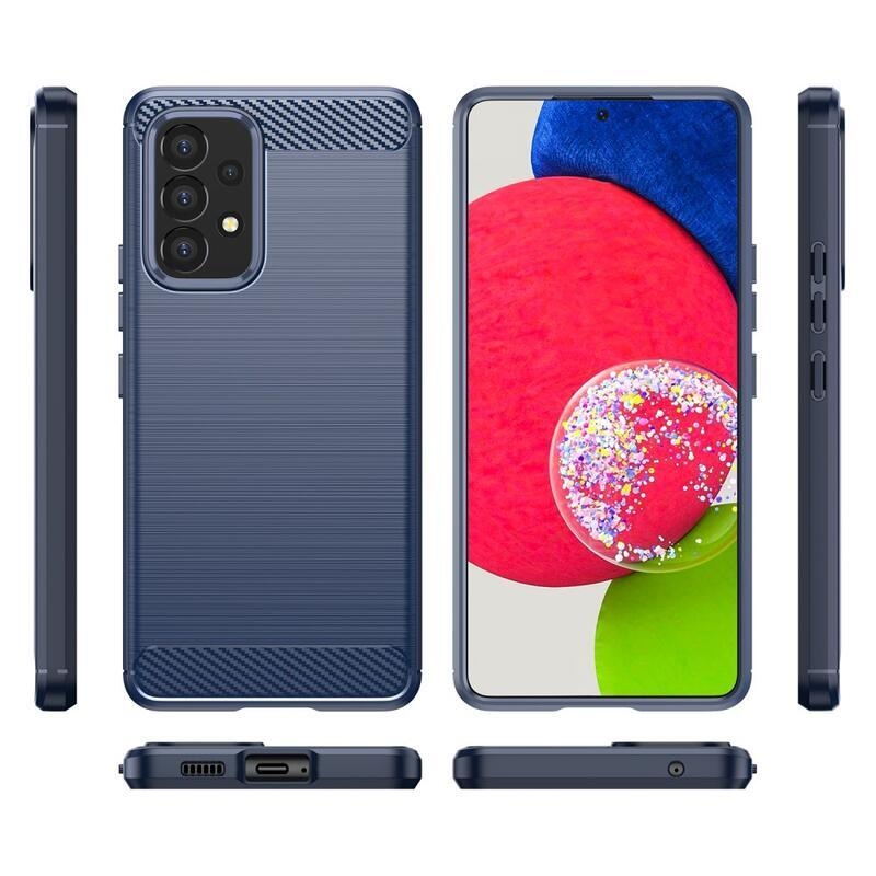 Szénálló zselés tok Samsung Galaxy A53 5G - kék