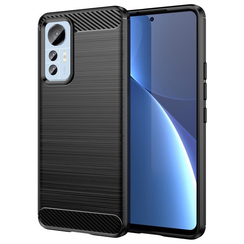 Szálálló zselés tok Xiaomi 12 Lite-hoz - fekete
