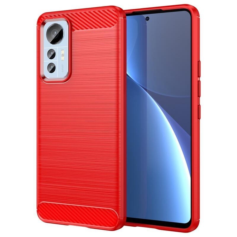 Szálálló zselés tok Xiaomi 12 Lite-hoz - piros