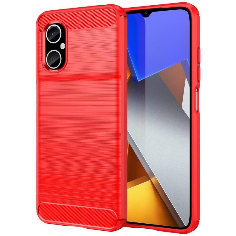 Szálálló zselés tok Xiaomi Poco M4 5G - piros