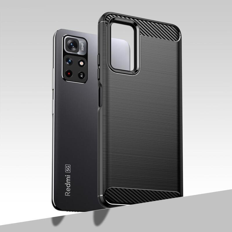 Szénálló zselés tok Xiaomi Poco M4 Pro 5G/Redmi Note 11S 5G - fekete