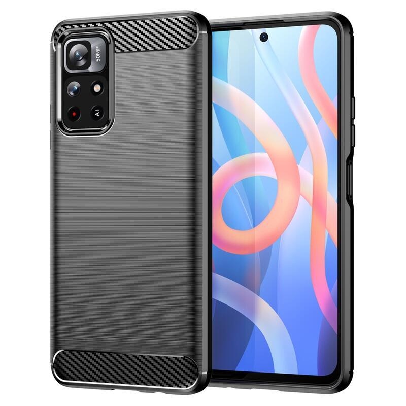 Szénálló zselés tok Xiaomi Poco M4 Pro 5G/Redmi Note 11S 5G - fekete