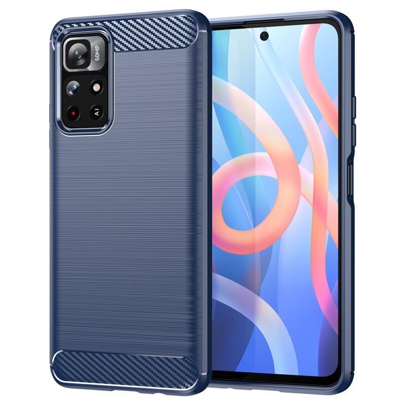 Szénálló zselés tok Xiaomi Poco M4 Pro 5G/Redmi Note 11S 5G - kék