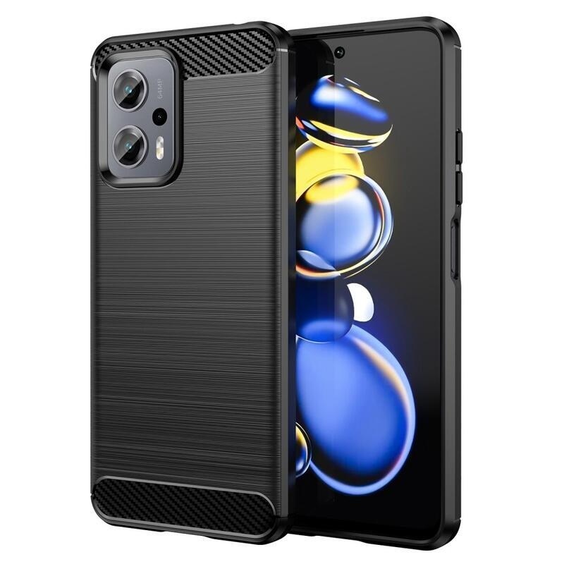 Szálálló zselés tok a Xiaomi Poco X4 GT 5G számára - fekete