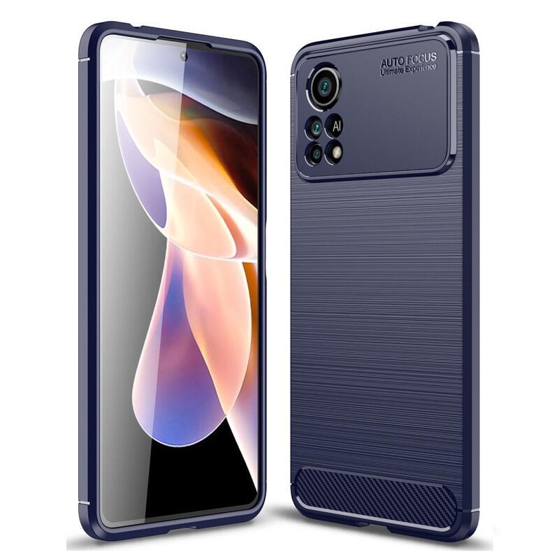 Szénálló zselés tok Xiaomi Poco X4 Pro 5G - kék