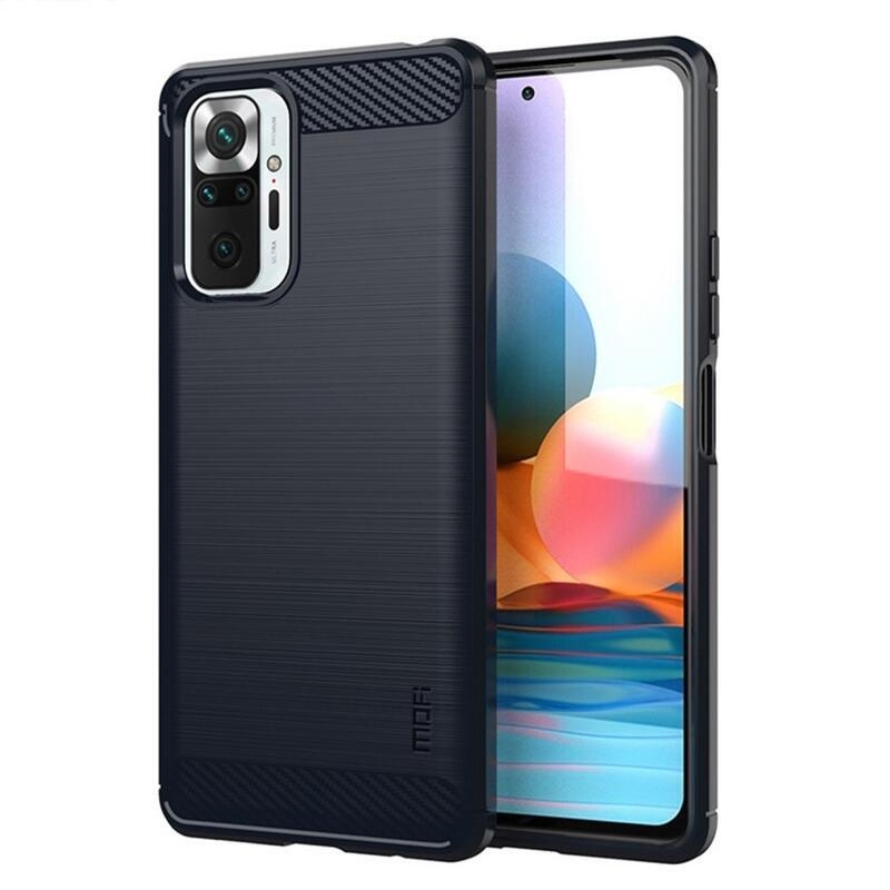 Szénálló zselés tok Xiaomi Redmi Note 10 Pro - kék