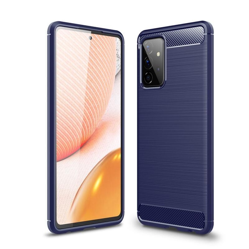 Szénálló zselés tok Samsung Galaxy A72 5G/4G - kék
