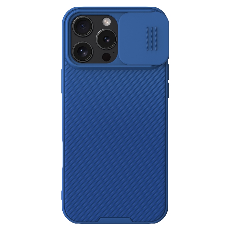Nillkin CamShield PRO mágneses hátlap Apple iPhone 16 Pro Max készülékhez Kék