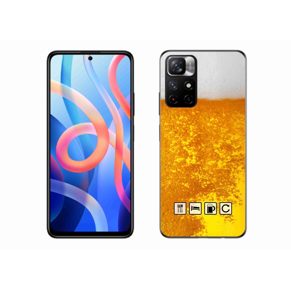 Gél borítás mmCase a Xiaomi Redmi Note 11S 5G számára - sör motívum 3