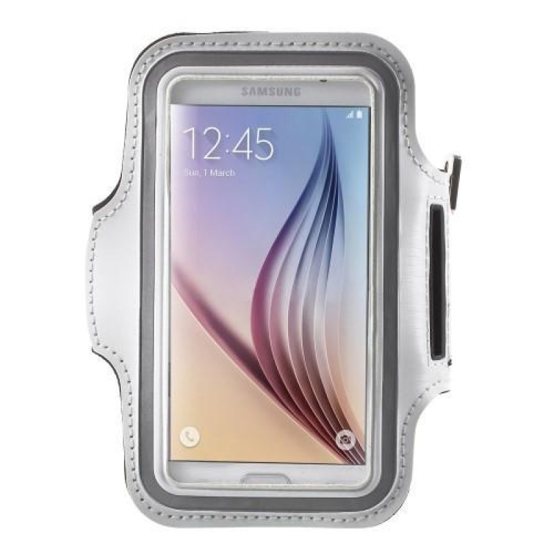 Fittsport hordozható mobiltelefon tok 143,4 x 70,5 x 6,8 mm-ig - fehér színben