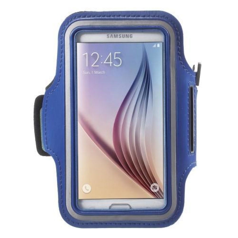 Fittsport kézi tok mobiltelefonhoz 143,4 x 70,5 x 6,8 mm-es méretig - kék színben