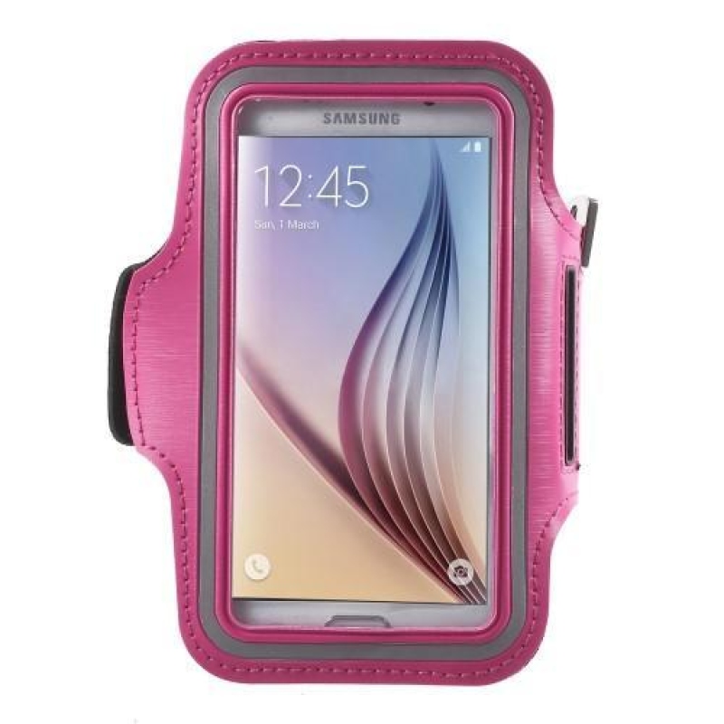 Fittsport kézi tok mobiltelefonhoz 143,4 x 70,5 x 6,8 mm-es méretig - rózsaszínű