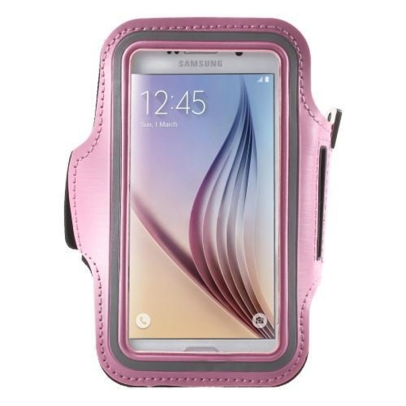 Fittsport kézi tok mobiltelefonhoz 143,4 x 70,5 x 6,8 mm-es méretig - rózsaszínű