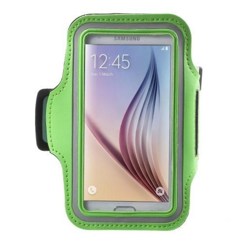 Fittsport kézi mobiltelefon tok 143,4 x 70,5 x 6,8 mm-ig - zöld színű