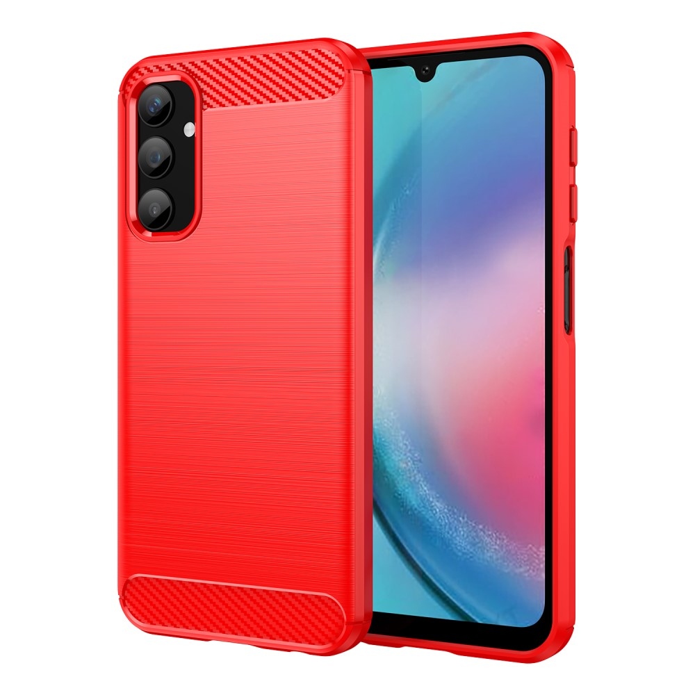 Szénálló zselés tok Samsung Galaxy A25 5G - piros