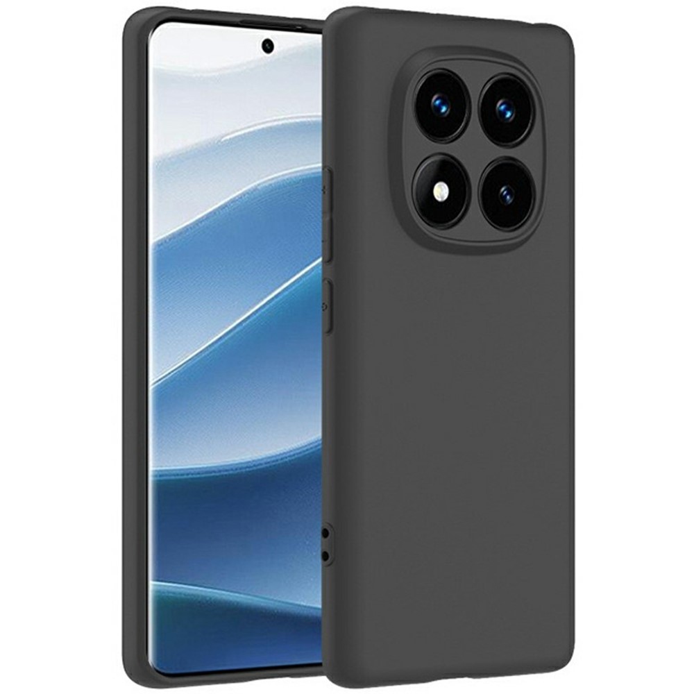 Matt zselés tok Xiaomi Redmi Note 14 Pro-hoz - fekete