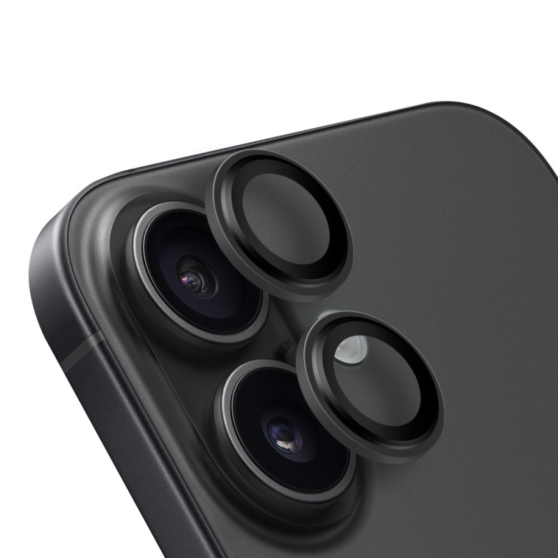 CSOMAG:ME objektívvédő Apple iPhone 16/16 Plus fekete színű készülékhez