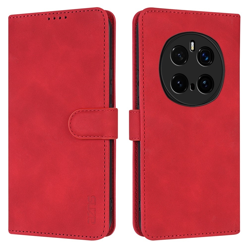 AZNS tok könyv tok Honor Magic 7 Pro 5G - piros