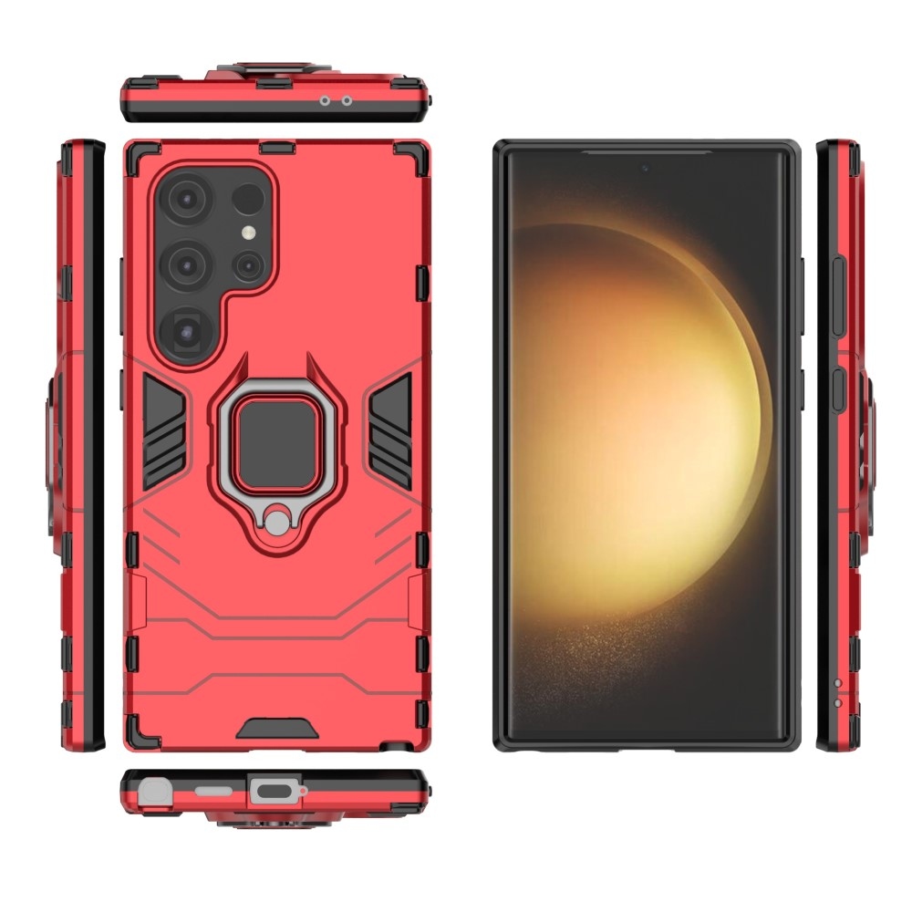 Guardy tartós borító Samsung Galaxy S24 Ultra készülékhez - piros
