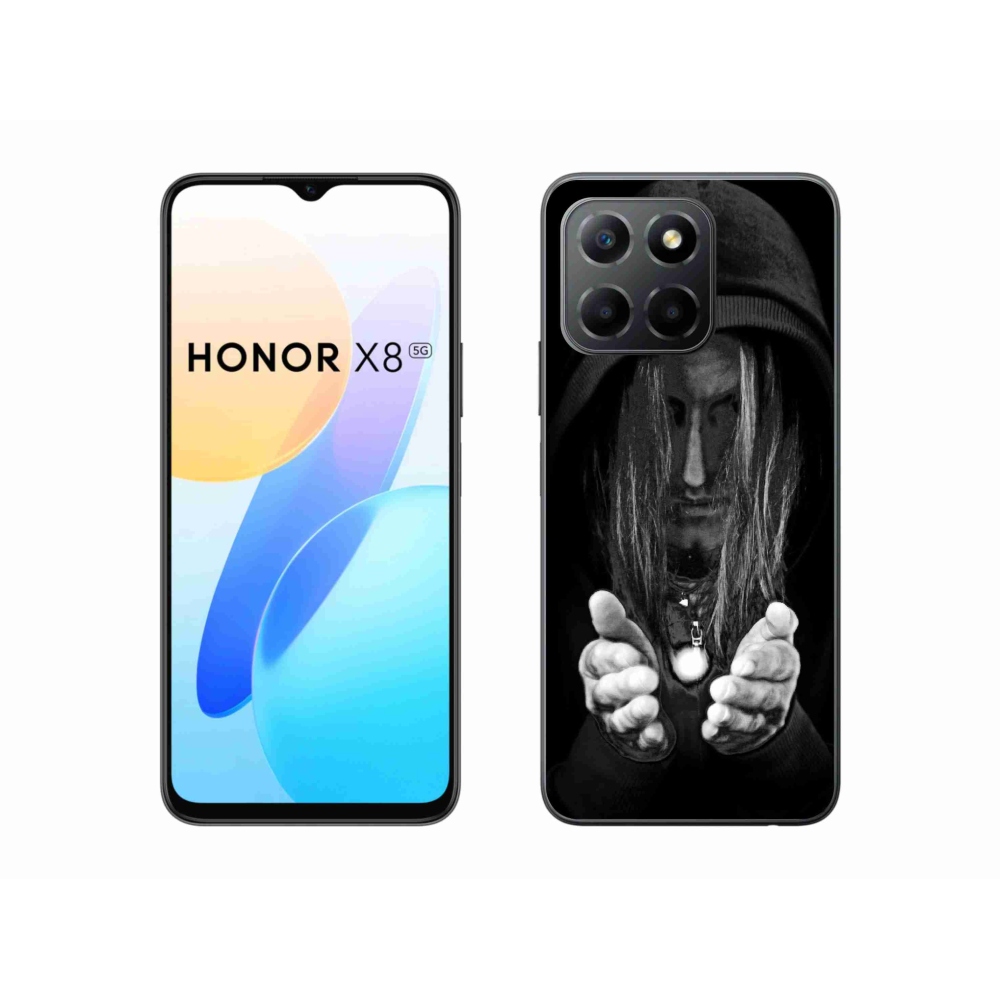 Gél borítás mmCase a Honor X8 5G számára - titokzatos személy