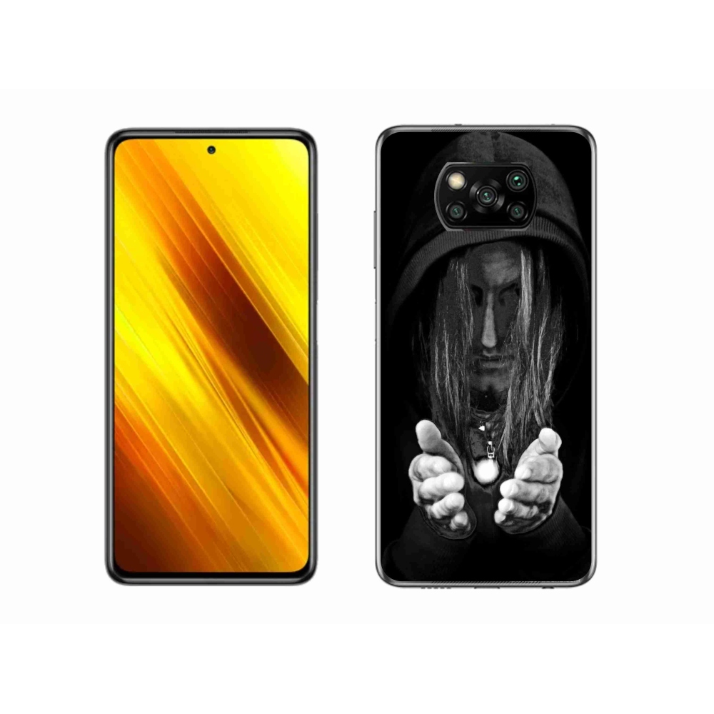 Gél borító mmCase a Xiaomi Poco X3 Pro számára - titokzatos személy