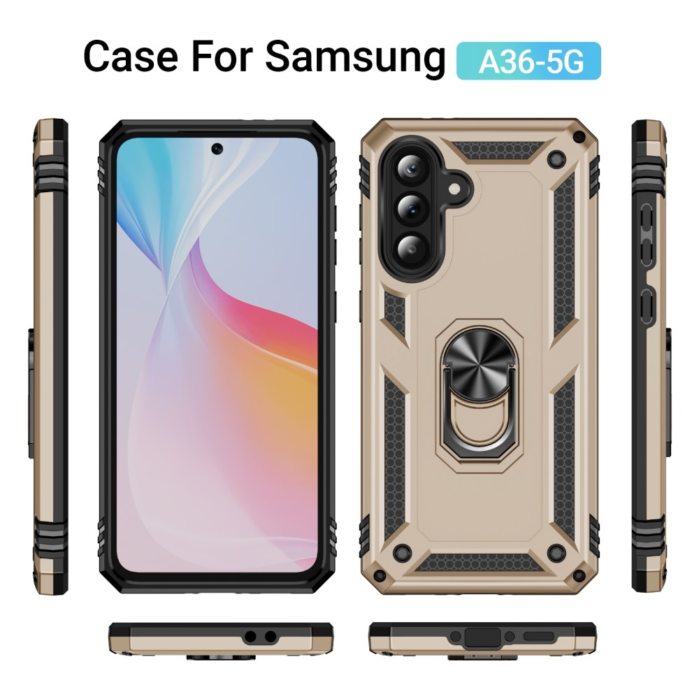 Gyűrűk tartós borítása Samsung Galaxy A36 5G - arany színű