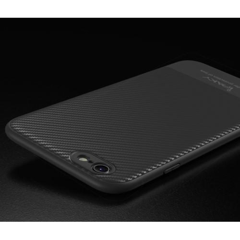 Flex zselés tok textúrával iPhone 6 Plus és 6s Plus készülékhez - szürke