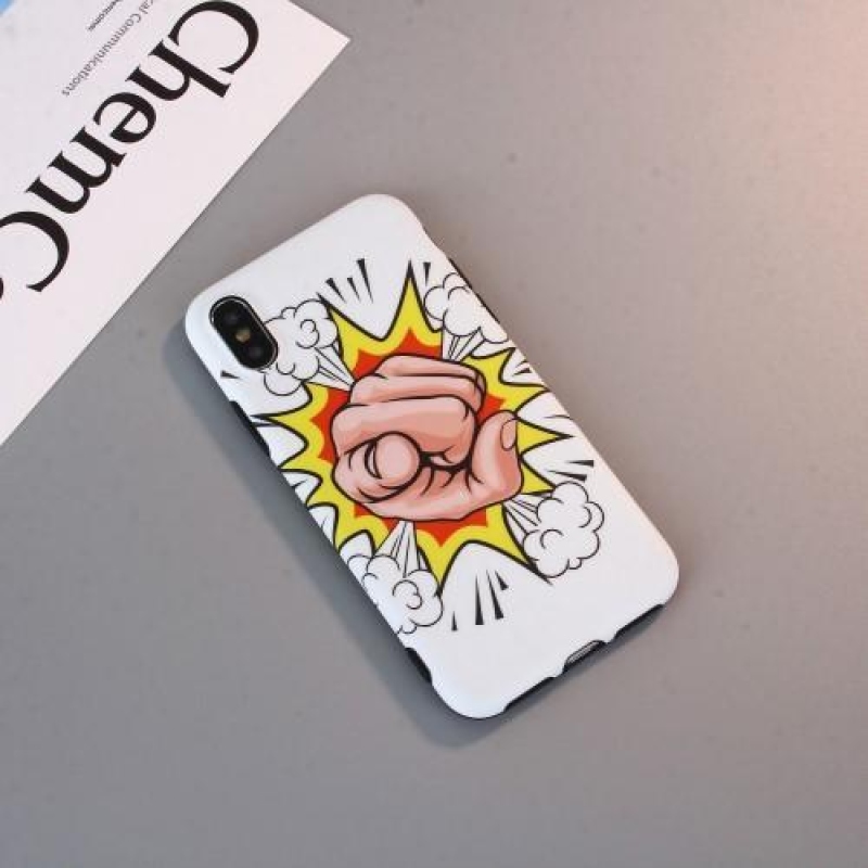 Flexi zselés tok iPhone X készülékhez - dühös