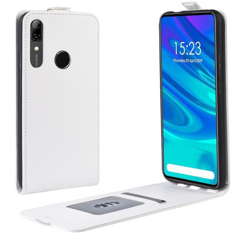 Flip PU bőr tok a Huawei P Smart Z/Honor 9X készülékhez - fehér