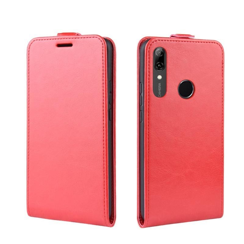 Flip PU bőr tok a Huawei P Smart Z/Honor 9X-hez - piros