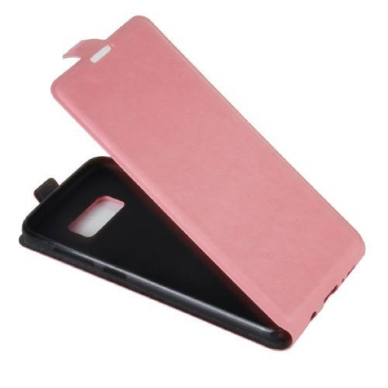 Flip PU bőr tok Samsung Galaxy S8 Plus készülékhez - rózsaszín