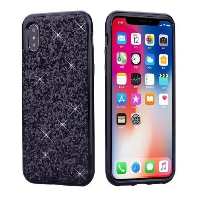 Flirt 2in1 műanyag tok iPhone X készülékhez - fekete