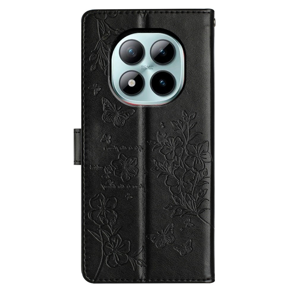 Floralis könyvtáska Xiaomi Redmi Note 15 Pro+ 5G - fekete