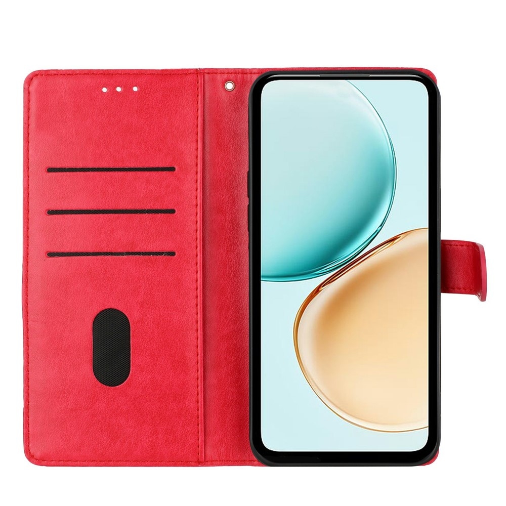 Floralis könyv tok a Xiaomi Redmi Note 15 Pro+ 5G számára - piros