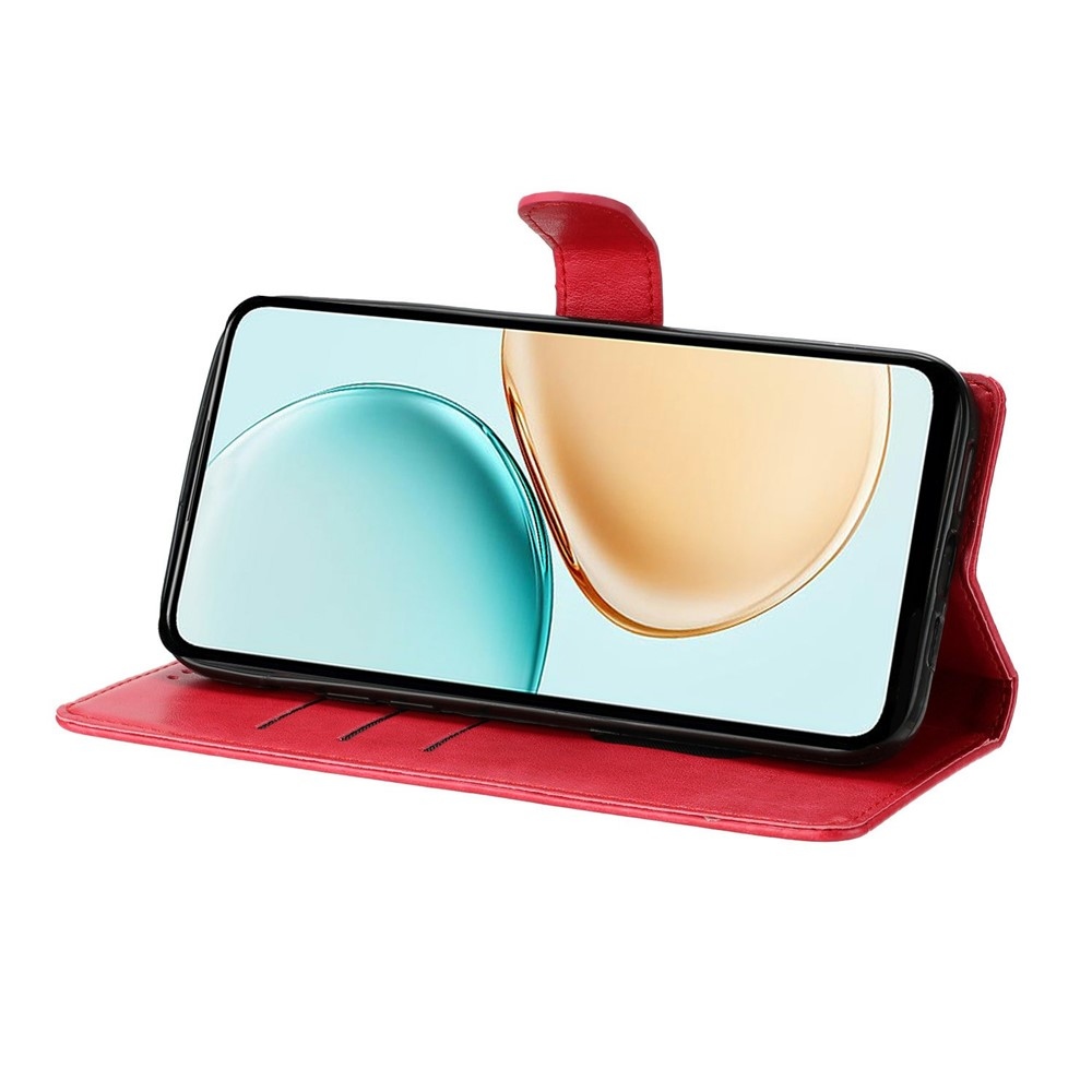 Floralis könyv tok a Xiaomi Redmi Note 15 Pro+ 5G számára - piros