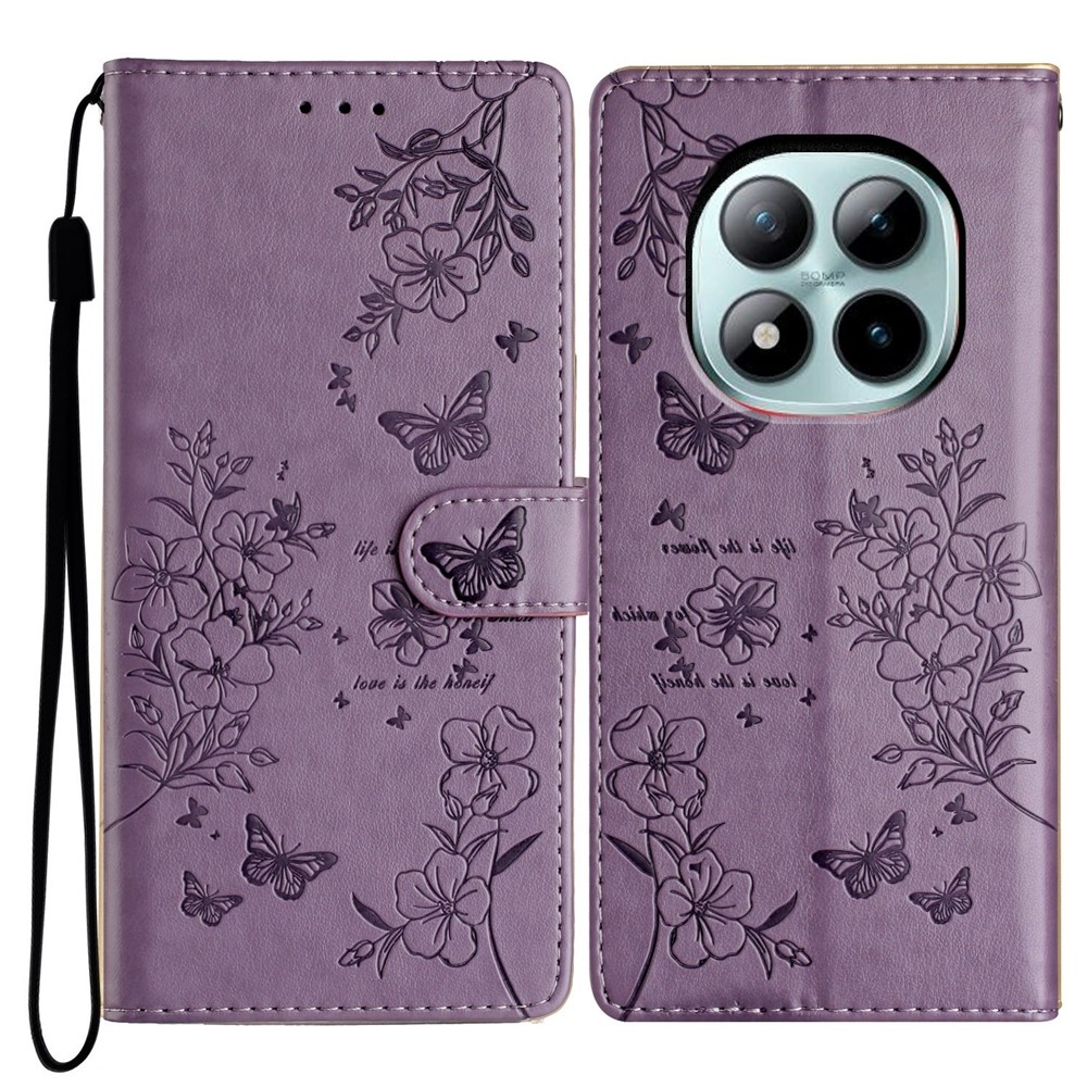 Floralis könyv tok Xiaomi Redmi Note 15 Pro+ 5G - lila