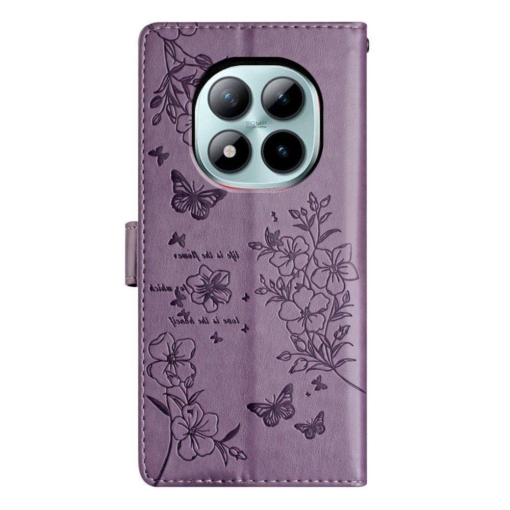 Floralis könyv tok Xiaomi Redmi Note 15 Pro+ 5G - lila