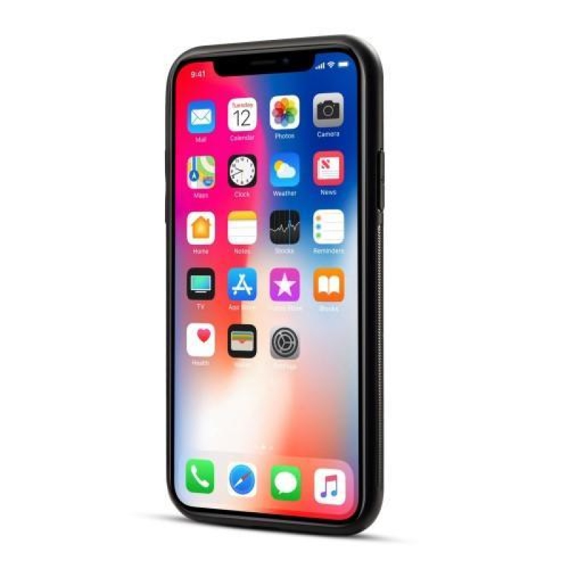 Virágos hibrid zselés tok iPhone X készülékhez - virágos motívumokkal