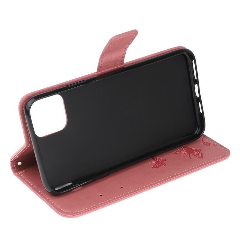 Virág PU bőr tok iPhone 12 Pro Max 6,7