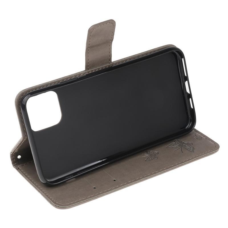 Virág PU bőr tok iPhone 12 Pro Max 6,7