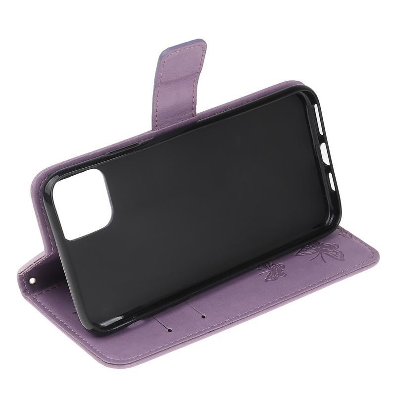 Virág PU bőr pénztárca tok iPhone 12 Pro Max 6,7