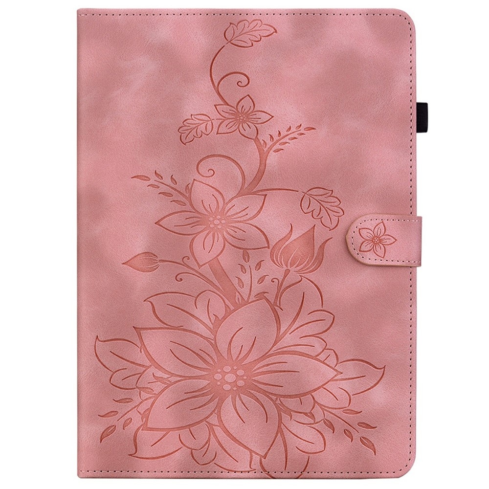 Virágok záró tok Samsung Galaxy Tab S11 készülékhez - rózsaszín