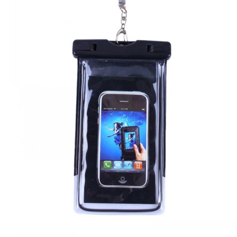 Fluore univerzális vízálló tok mobiltelefonokhoz 10,7 x 17,3 cm-es méretig - fekete színben