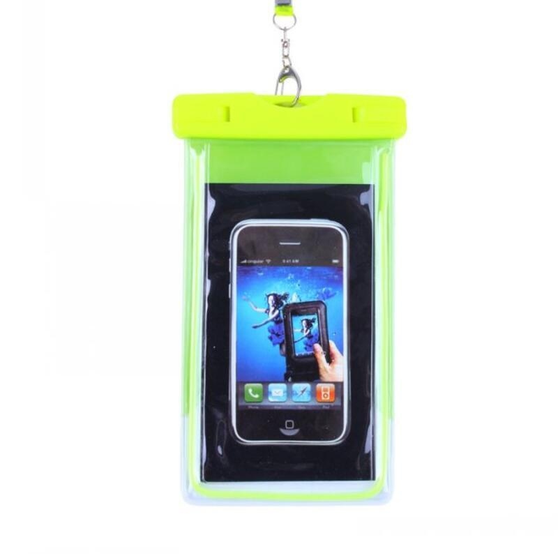 Fluore univerzális vízálló tok mobiltelefonokhoz 10,7 x 17,3 cm-ig - zöld színben