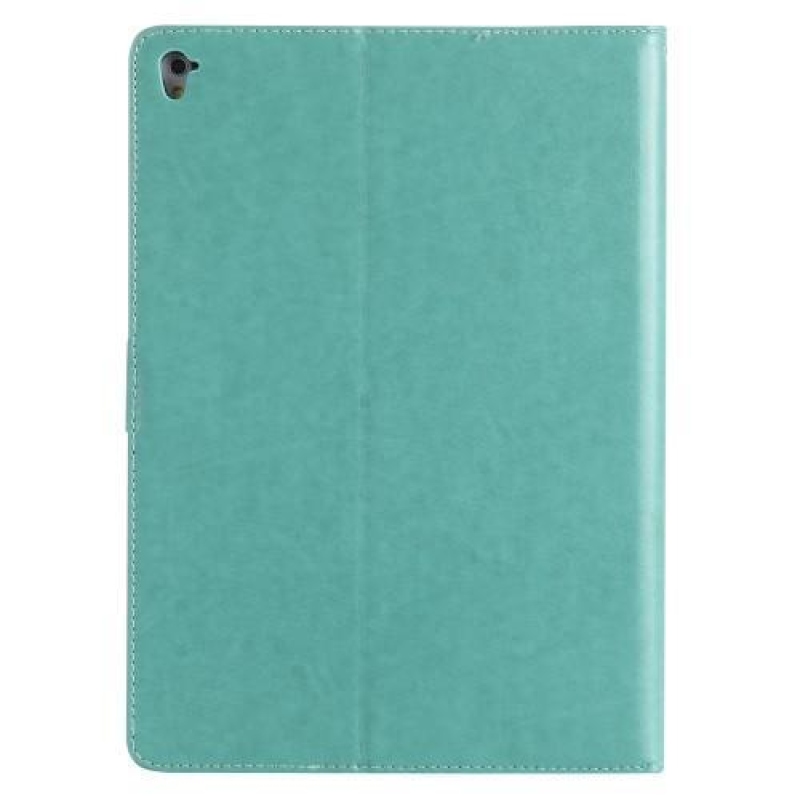 Fly PU bőr tok díszítéssel iPad Pro 9.7 készülékhez - zöld