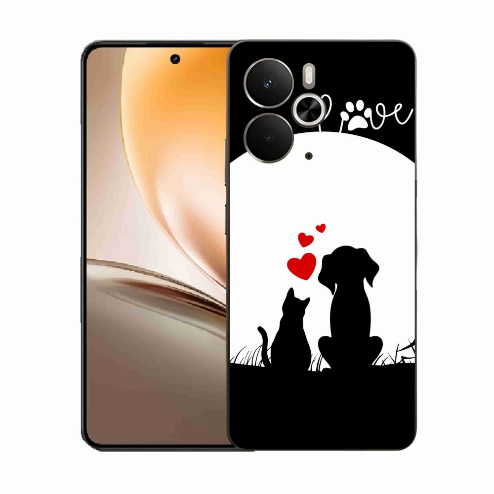 Gél borítás mmCase a Realme 14 5G-hez - állatszerelem
